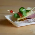 Weiteres Produktbild Fingerfood-Schale aus Holz Schiffchen 16,5 x 8,5 cm [100 St.]
