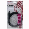 Weiteres Produktbild FireWire Kabel IEEE 1394, IEEE 1394 (6pin) M- IEEE 1394 (4pin) M, 2m, schwarz, Logo, Blister