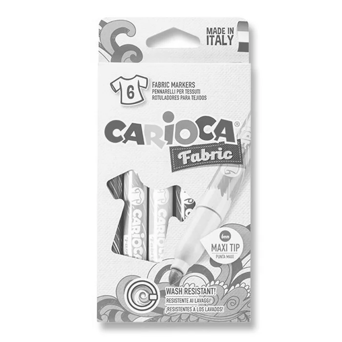 Hauptbild des Produkts Fixy Carioca Fabricart 6 barev