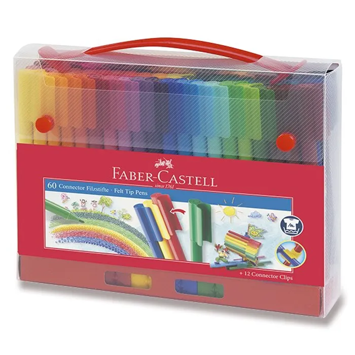 Hauptbild des Produkts Fixy Faber-Castell 155560 Connector, plastová taška 60 ks