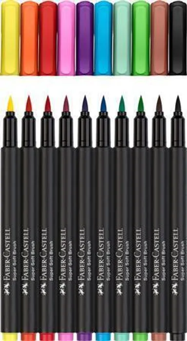 Hauptbild des Produkts Fixy Faber-Castell Black Edition Brush 10 barev