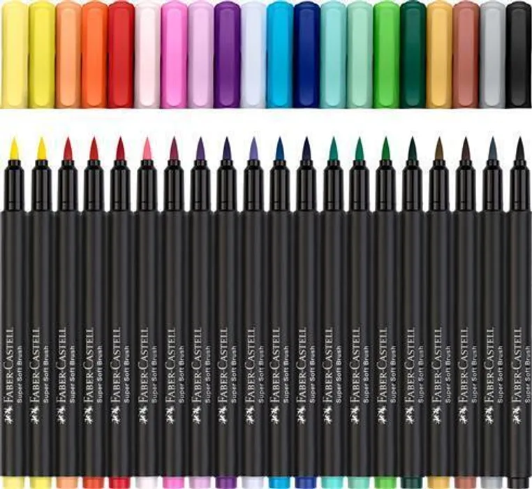 Hauptbild des Produkts Fixy Faber-Castell Black Edition Brush 20 barev