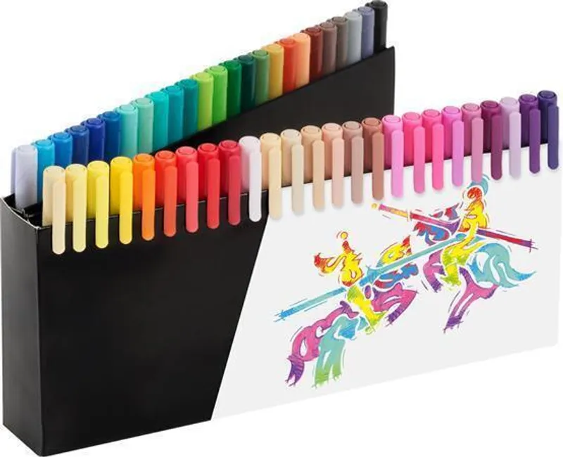 Hauptbild des Produkts Fixy Faber-Castell Black Edition Brush - stojánek, 50 barev