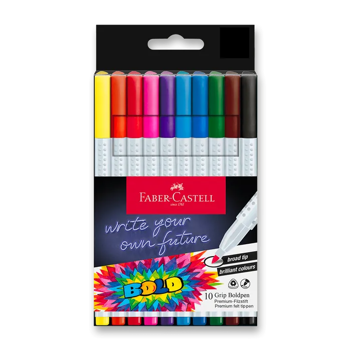 Hauptbild des Produkts Fixy Faber-Castell Grip Boldpen - 10 ks