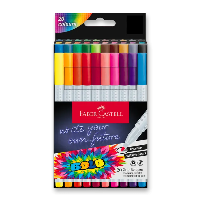 Hauptbild des Produkts Fixy Faber-Castell Grip Boldpen - 20 ks