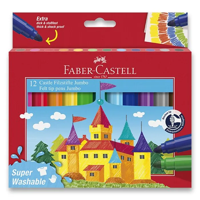 Hauptbild des Produkts Fixy Faber-Castell Jumbo 12 barev