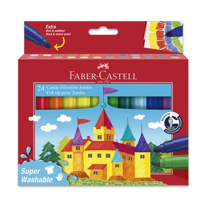 Hauptbild des Produkts Fixy Faber-Castell Jumbo 24 barev