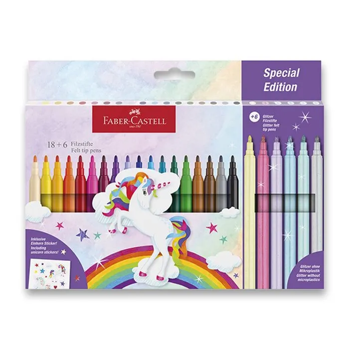 Hauptbild des Produkts Fixy Faber-Castell Unicorn 24 barev