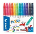 Marker „Frixion Colors“, Set, 12 Farben, 0,39-0,7 mm, radierbar, PILOT