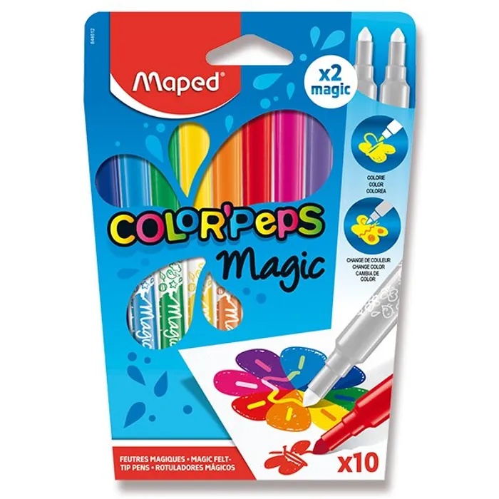 Hauptbild des Produkts Fixy Maped Color´Peps Magic 8 + 2 kusů