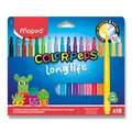 MAPED Long Life 2.0 Marker – 18 Stück