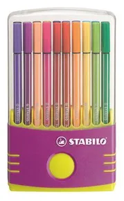 Marker STABILO Pen 68 ColorParade gelb/violett 20 Farben