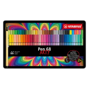Filzstifte STABILO Pen 68 ARTY 66 Stk. im Metalletui
