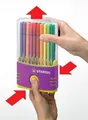 Marker STABILO Pen 68 ColorParade gelb/violett 20 Farben