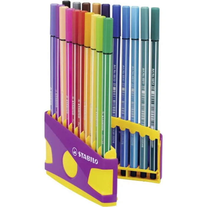 Hauptbild des Produkts Fixy STABILO Pen 68 ColorParade žlutá/fialová 20 barev