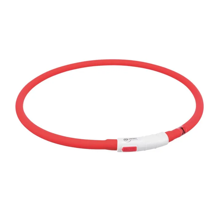 Hauptbild des Produkts Flash USB svítící obojek XS-XL 70 cm / 10 mm, - červená