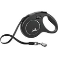 Flexi New Classic M Gürtel 5 m, max. 25 kg, - schwarz