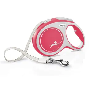 Flexi New Comfort L Gurt 8 m, max. 50 kg, rot