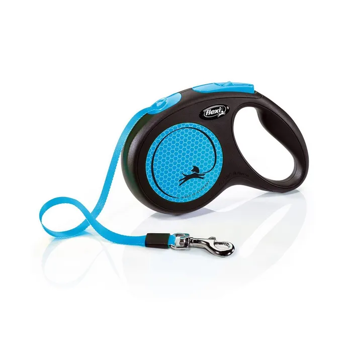 Hauptbild des Produkts Flexi New Neon M pásek 5 m, max.25 kg, modrá