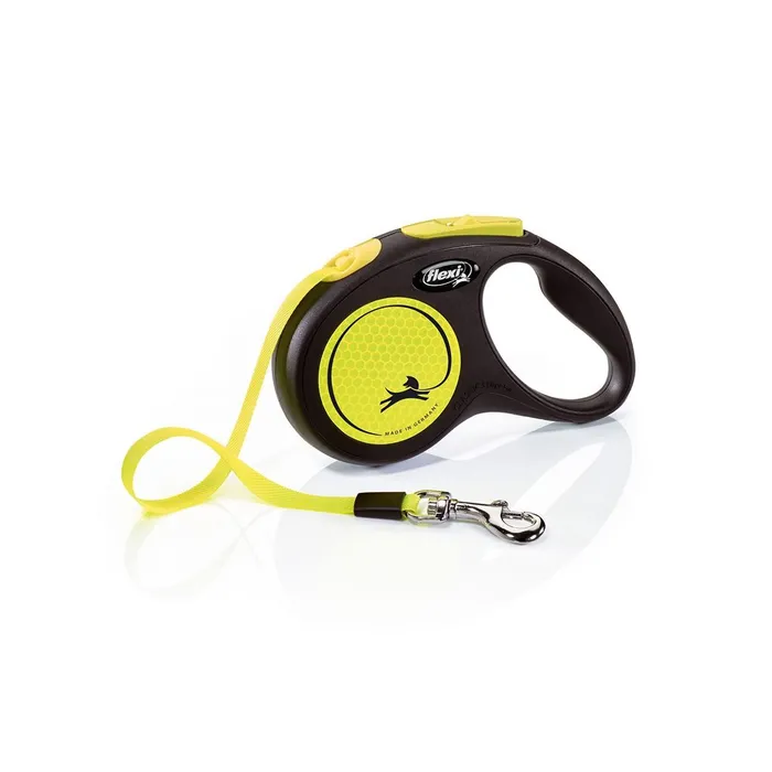 Hauptbild des Produkts Flexi New Neon S pásek 5 m, max. 15 kg, žlutá