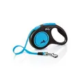 Flexi New Neon S pásek 5 m, max.15 kg, modrá