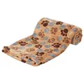 Weiteres Produktbild Fleecedecke LASLO mit Pfoten, beige 150 x 100 cm