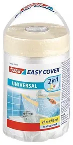 Folie mit Abdeckband „Easy Cover Universal 58882“, 0,55 x 25 m, TESA