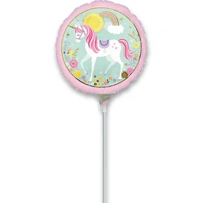 Folienballon rundes Einhorn