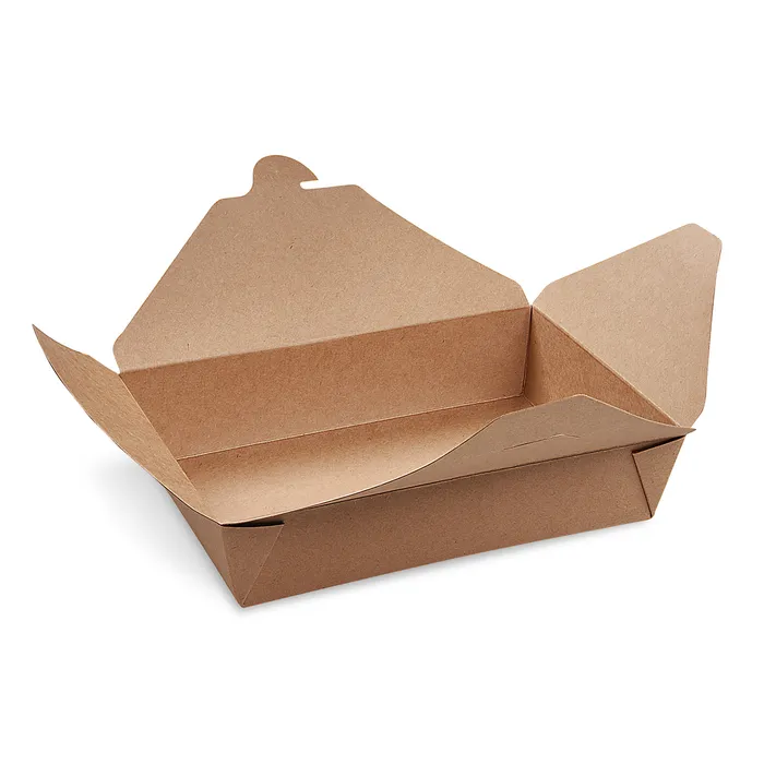 Hauptbild des Produkts Food box (PAP/PE) nepromastitelný kraft `L` 195 x 138 mm 1400ml [50 ks]