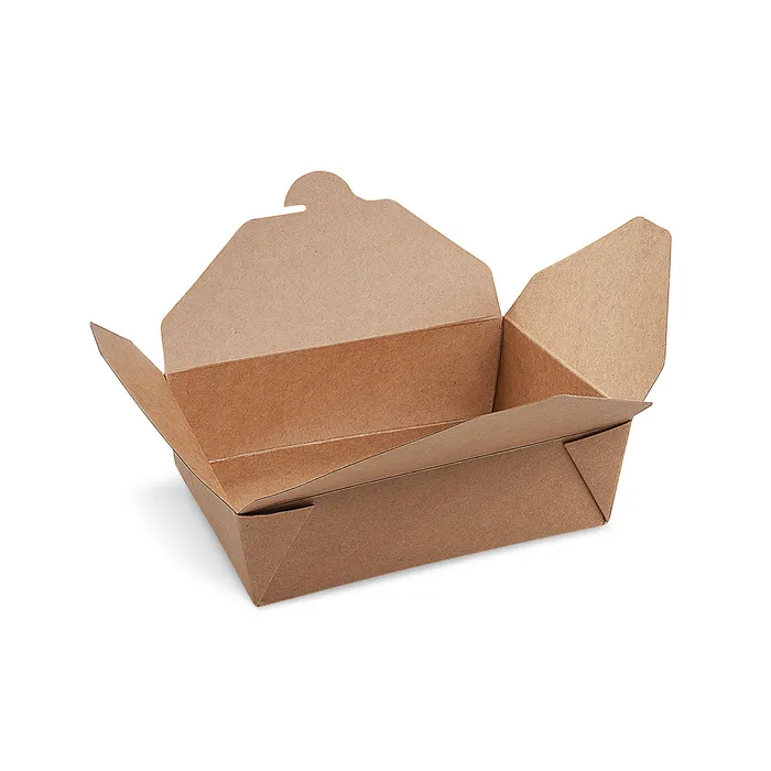 Hauptbild des Produkts Food box (PAP/PE) nepromastitelný kraft `M` 150 x 120 mm 1000ml [50 ks]