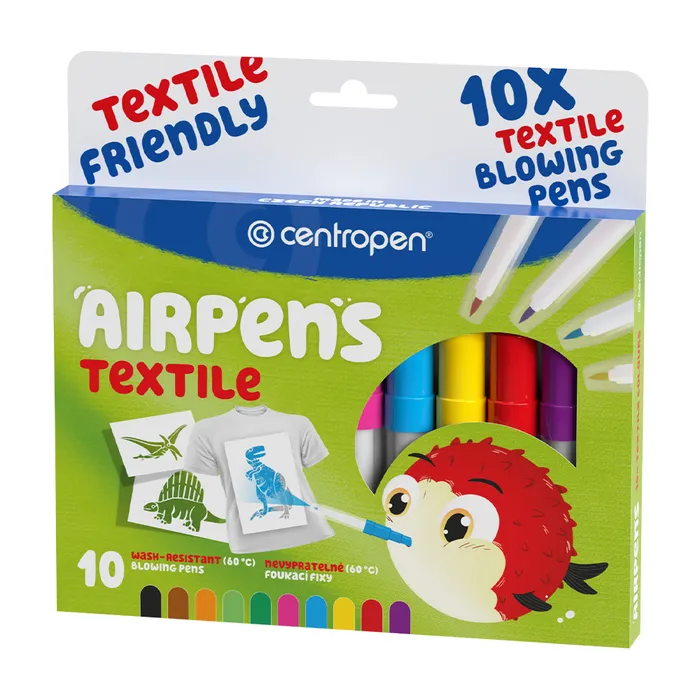 Hauptbild des Produkts Foukací fixy CENTROPEN 1539, 10ks na textil