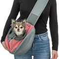 Weiteres Produktbild Front Sling Carrier - přední nosítko/taška, 50 x 25 x 18 cm, růžová/šedá (max. 5kg)