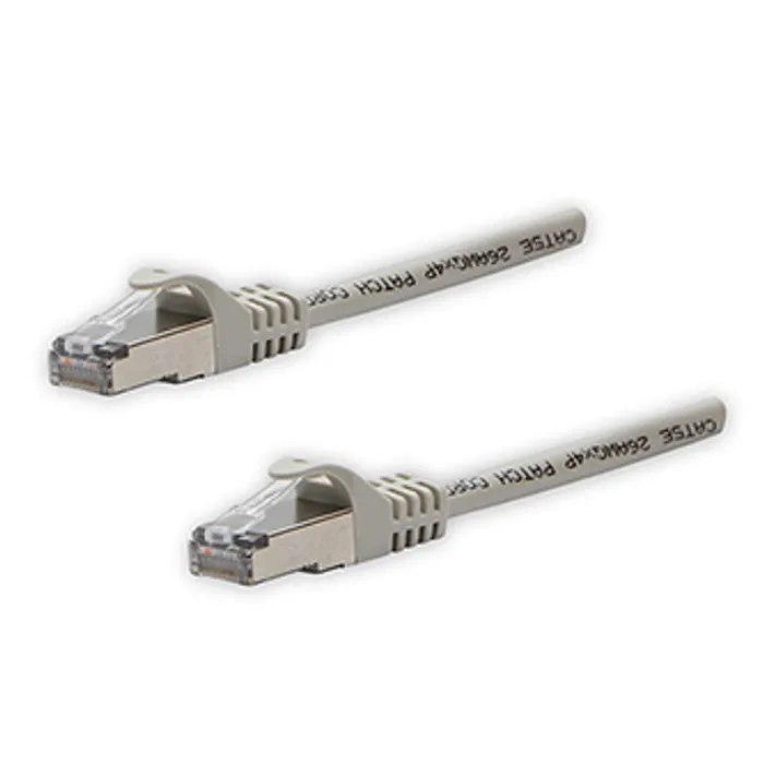 Hauptbild des Produkts FTP patchcord, Cat.5e, RJ45 M-10m, stíněný, šedý, čistá měď, economy