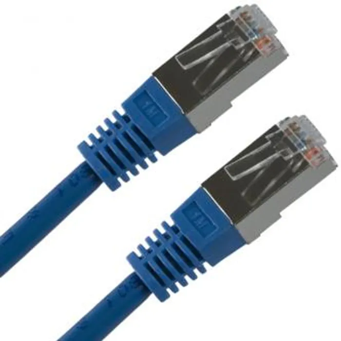 Hauptbild des Produkts FTP patchcord, Cat.5e, RJ45 M-5m, stíněný, modrý, čistá měď, economy