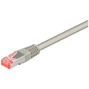 FTP-Patchcort, Cat.6, RJ45 M-10m, geschirmt, grau, economy
