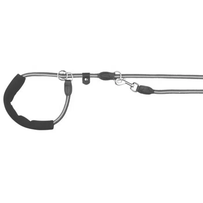 Hauptbild des Produkts FUSION kulaté vodítko Retrívrs gum.rukojetí M-XL 1,90m/13mm, černo-zelený - DOPRODEJ