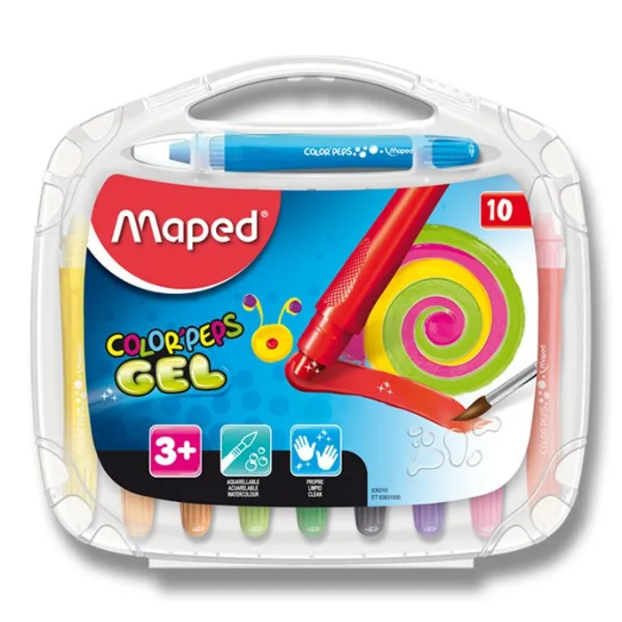 Hauptbild des Produkts Gelové pastely Maped Color’Peps Gel 10 barev
