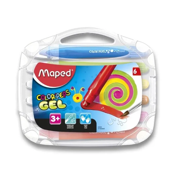 Hauptbild des Produkts Gelové pastely Maped Color’Peps Gel 6 barev