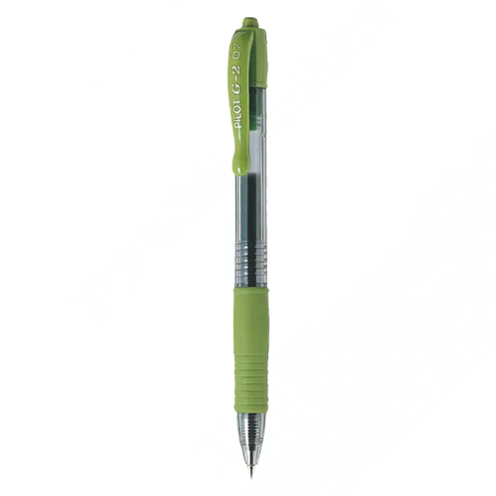 Hauptbild des Produkts Gelové pero "G-2", světle zelená, 0,32 mm, stiskací mechanismus, PILOT