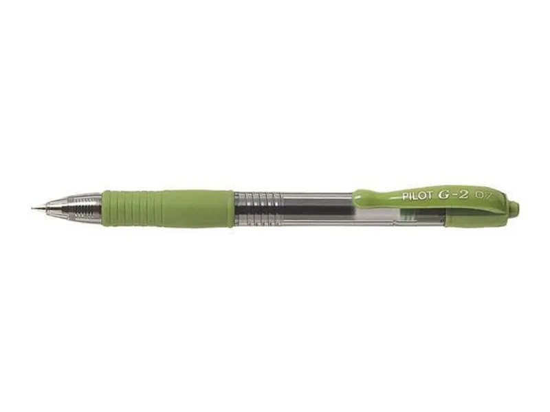 Hauptbild des Produkts Gelové pero "G-2", světle zelená, 0,32 mm, stiskací mechanismus, PILOT