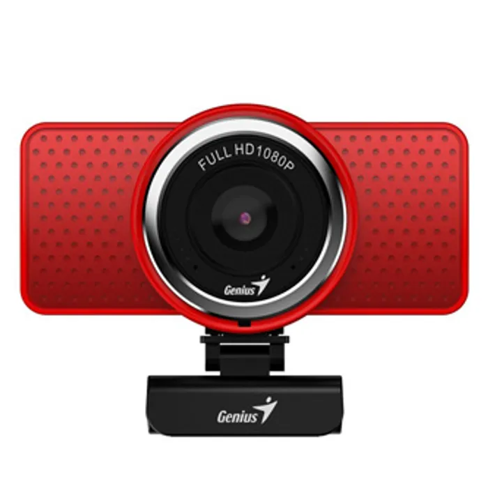 Hauptbild des Produkts Genius Full HD Webkamera ECam 8000, 1920x1080, USB 2.0, červená, Windows 7 a vyšší, FULL