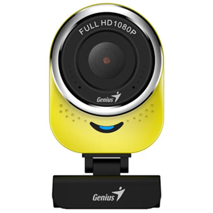 Hauptbild des Produkts Genius Full HD Webkamera QCam 6000, 1920x1080, USB 2.0, žlutá, Windows 7 a vyšší, FULL HD
