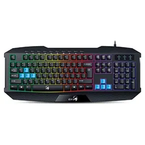 Genius GX GAMING Scorpion K215, Tastatur CZ/SK, Game, spritzwassergeschützt typ verkabelt (USB), schwarz