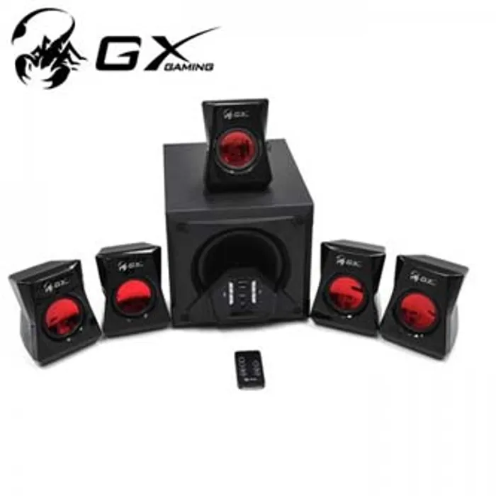 Hauptbild des Produkts Genius GX Gaming SW-G5.1 3500 reproduktor herní, 5.1, 80W, červeno-černá, dálkové ovládán