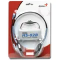 Weiteres Produktbild Genius HS-02B, Kophörer mit Mikrofon, Lautstärkeregelung, schwarz/silber, 2x 3.5 mm jack