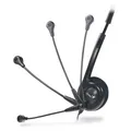 Genius HS-200C, Kophörer mit Mikrofon, schwarz, 2x 3.5 mm jack