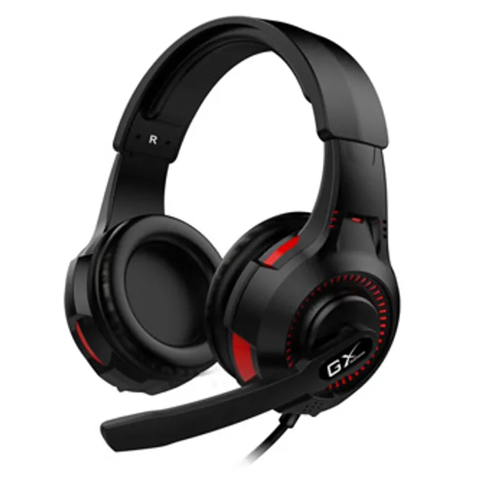 Hauptbild des Produkts Genius HS-G600V, sluchátka s mikrofonem, ovládání hlasitosti, černá, 2.0, herní sluchátka