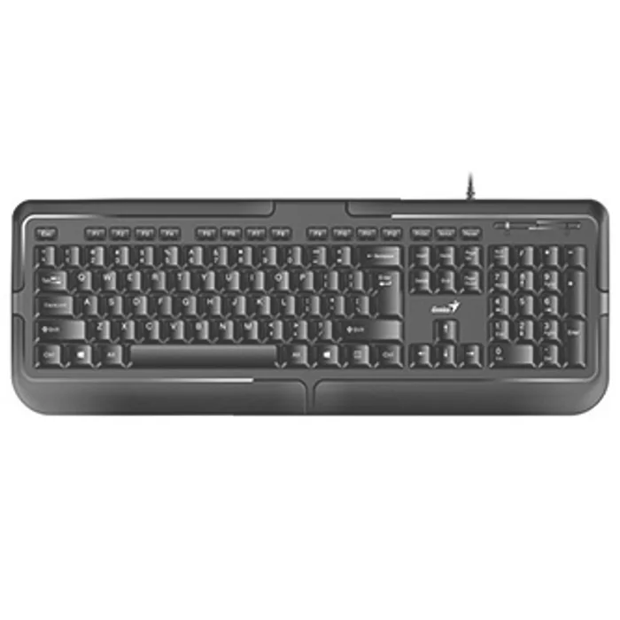 Hauptbild des Produkts Genius KB-118, Klávesnice CZ/SK, klasická, voděodolná typ drátová (USB), černá