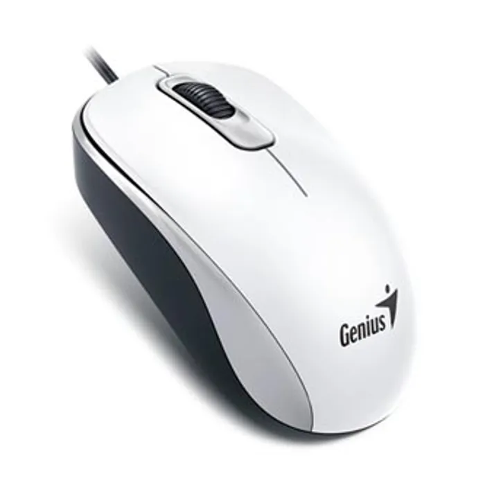 Hauptbild des Produkts Genius Myš DX-110, 1000DPI, optická, 3tl., 1 kolečko, drátová USB, bílá