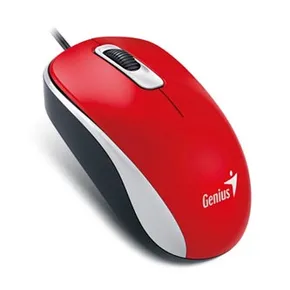 Genius Maus DX-110, 1000DPI, optisch, 3Tas., USB verdrahtet, rot, standard, universell